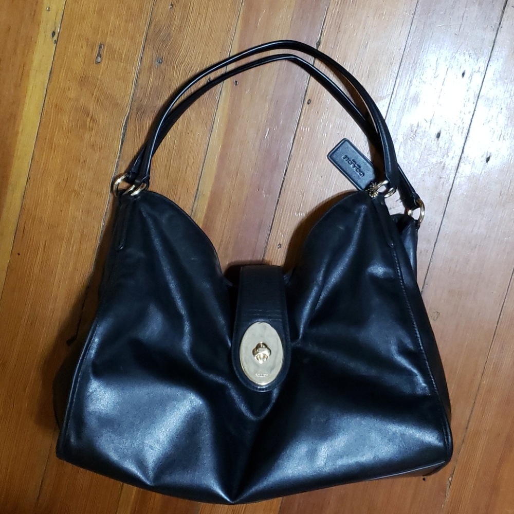 Coach leather bag